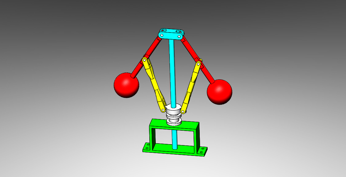 离心式调速器设计三维模型1334907===vip